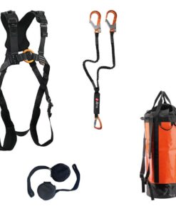 Ellersafe Veiligheidset – Compleet met 2x Harnasgordel P30, 2x Vanglijn met demper Twin en Draagtas