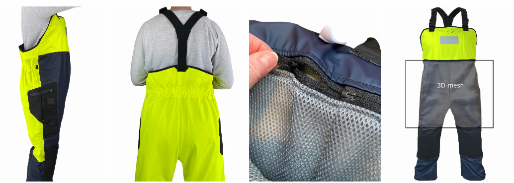 KI-Elements AirPants Bib – water- & winddichte bibbroek met luchtlaag - Afbeelding 2